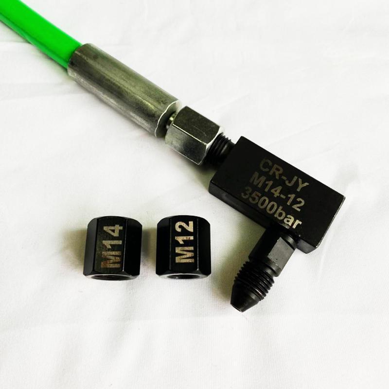 High Pressure 3000bar Diesel Tube Conversion Joint Common Rail Test Bench Pipe Connector Part Connect Joint to Oil Hose