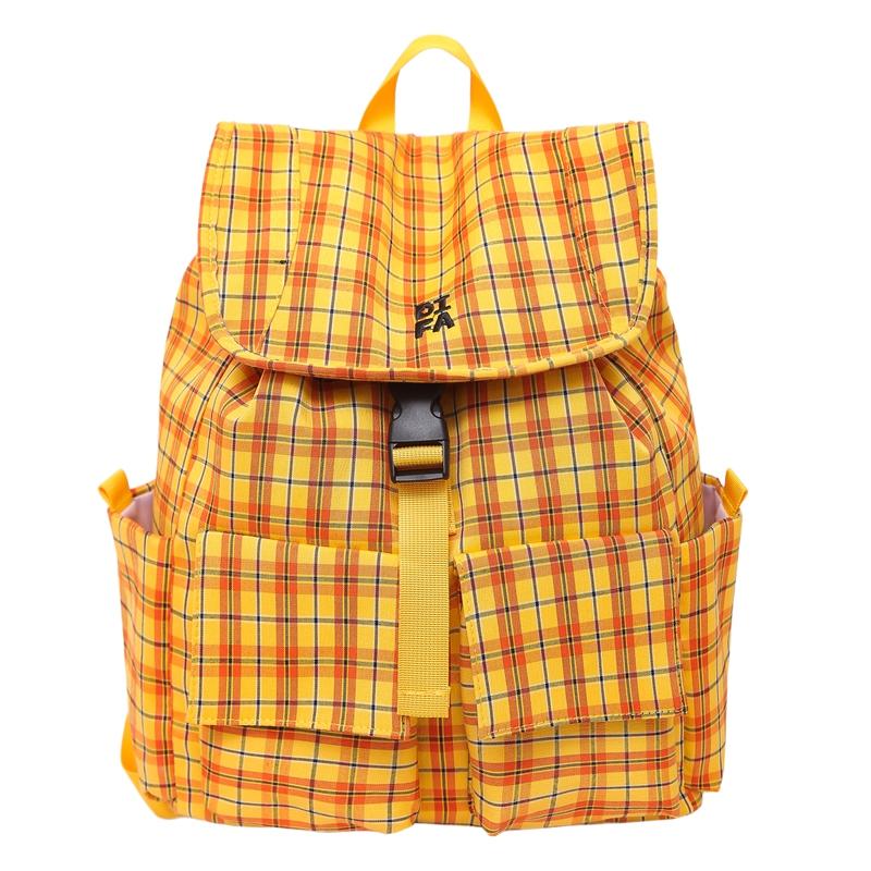 Винтажный клетчатый мужской рюкзак, студенческий рюкзак, цветной блок, женский школьный рюкзак