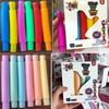 Трансграничный Poptube Гофрированный DIY Телескопический Набор Игрушек