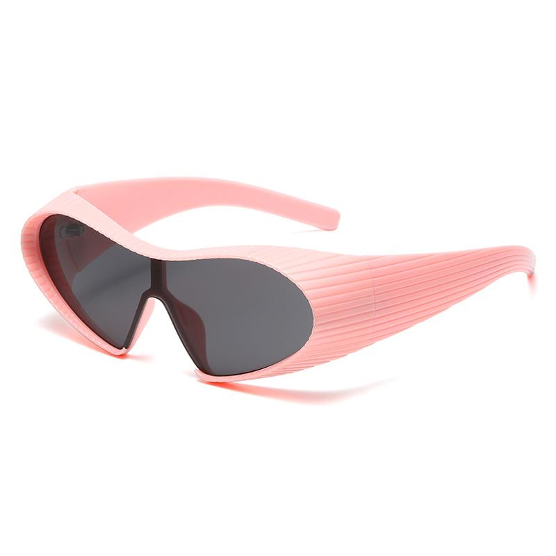 Солнцезащитные очки Future для женщин, винтажные, большая оправа, цельные, солнцезащитные очки Y2K, женские, для спорта на открытом воздухе, очки UV400