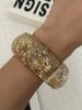 Fashion Irregular Heavy Resin Acrylic Thick Bangles for Women Hyperbole Geometric Wide Cuff Bangles Cool Punk Jewelry Gift