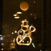 Christmas Lights Polaris Star Hanging Ornament LED Lights 3 AAA Battery Operated for Xmas Party Bedroom Winter New Year Outdoor Decor