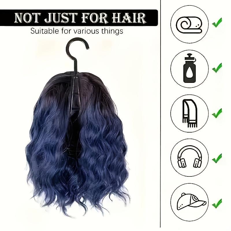6-Piece Wig Storage Bag & Hanger Set - Large Dust-Proof Protector Bags with Hanging Organizers for Hair Extensions & Wigs