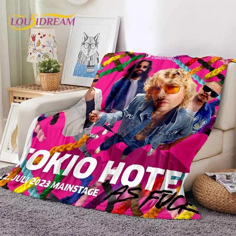 Rock Band Tokio Hotel Билл Каулитц Мягкое фланелевое одеяло для кровати, спальни, дивана, пикника, Плед для укрытия, активного отдыха на природе, подарок