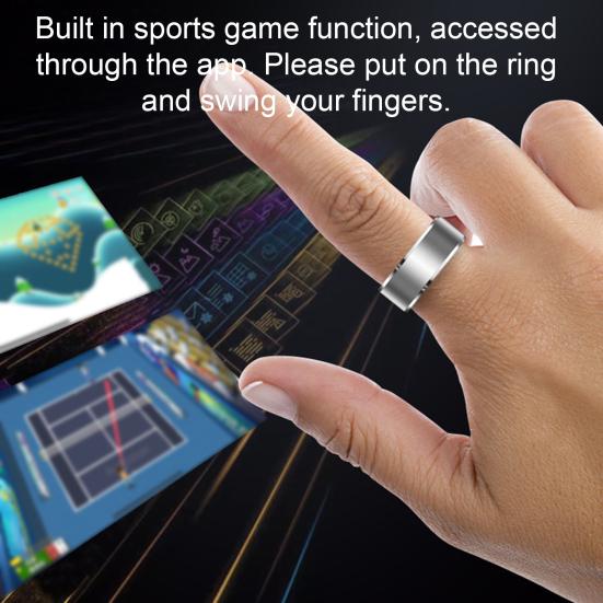 Смарт-кольцо высокой точности IP68 водонепроницаемое фитнес-кольцо для здоровья с монитором сердечного ритма и артериального давления для мужчин и женщин