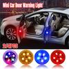 Mini LED Car Door Warning Light, Wireless Magnetic Sensor Anti Rear-end Collision Signal Lamp Strobe Safety Light