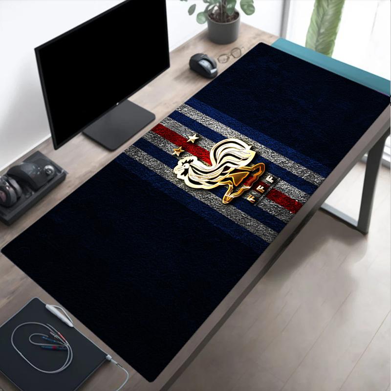 France Football Emblem Mouse pad, Gaming Mouse Pad, keyboard pad, Desk Decor for computer notebook Fan Gift Birthday Gift
