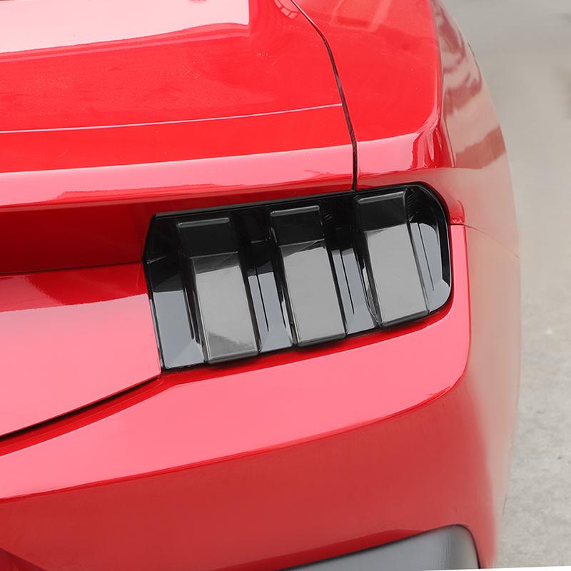 Car Tail Light Cover Taillight Decorative Stickers  For Ford Mustang 2024 Up Car Exterior Accessories, ABS Plastic