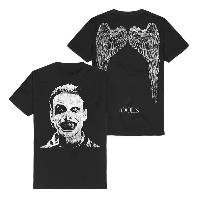 Idols Wings Yungblud Band T-Shirt 100% Cotton Graphic Tee Men Women Summer Streetwear Top