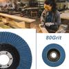 10 шт. лепестковых дисков 115 мм 4,5 дюйма шлифовальные диски зернистостью 40/60/80/120 шлифовальные круги лезвия для угловой шлифовальной машины абразивные инструменты Прямая поставка