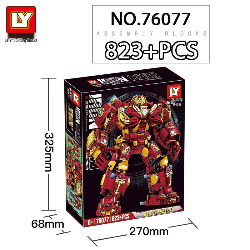 Совместимые Железные Меха Герои Строительные Блоки - Мелкие Детали Развивающие Игрушки для Детей