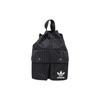 adidas Оригинальный рюкзак-ведро Adidas с логотипом Trefoil и полосками, на шнурке, полиэстер, унисекс, черный HD7022
