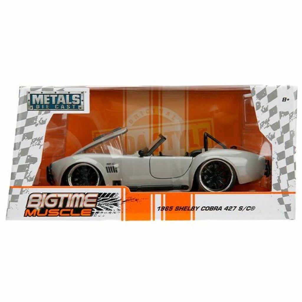 1:24 1965 Shelby Cobra 427 S/C Сплав Литье под давлением Модель Спортивного Автомобиля, Коллекционная Игрушка для Игр Детей и Подарок на День Рождения Парню