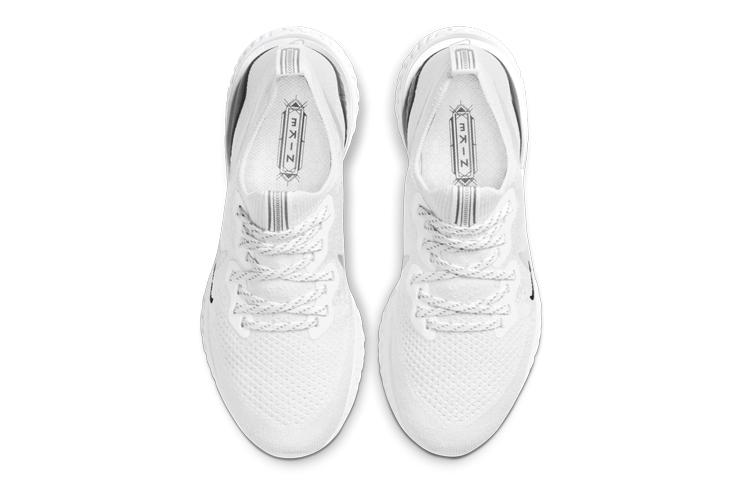 Nike Женские кроссовки Nike Epic React Flyknit 2 'White Metallic Silver' CQ5411-140