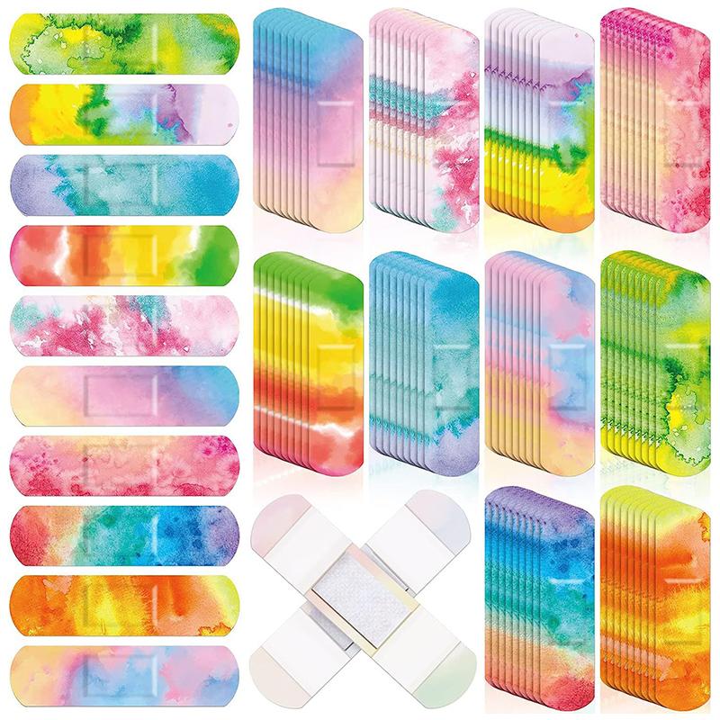 Водостойкие дышащие милые мультяшные пластыри для гемостаза, клейкие повязки, аптечка первой помощи для детей