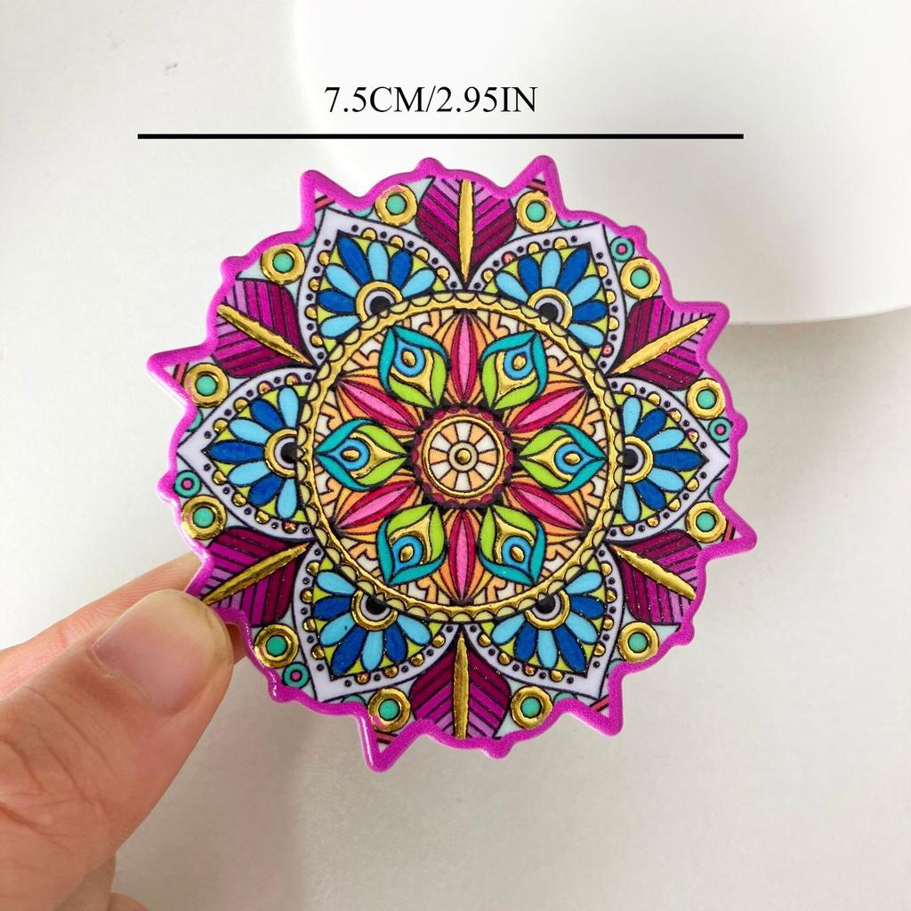 New Possinian Style Embossed Bronzing Process Melamine Refrigerator Sticker Hot-selling Synthetic Resin Decorations