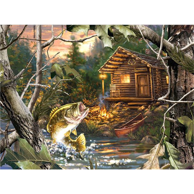 5D DIY алмазная живопись Зимний снежный пейзаж полный квадратный алмаз ремесло украшение дома подарок набор для вышивки крестом мозаичный узор