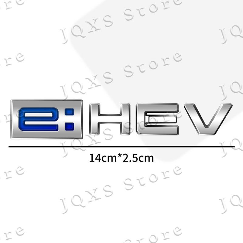 3D ABS Plastic Emblem Car Side Fender Badge Car Rear Trunk Sticker For Honda Odyssey Accord Hybrid e: HEV Logo Accessories