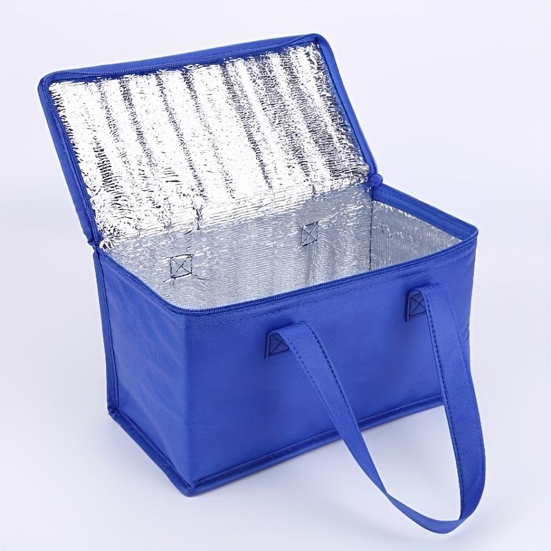 Non-food Contact Beverage and Lunch Insulated Cooler Bag - Durable Aluminium Foil for Outdoor Camping, Picnic Storage and Beverage Chilling