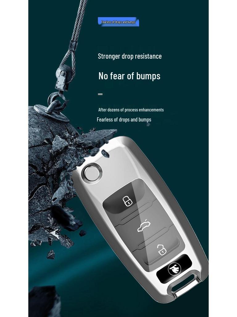 Skoda Octavia, Superb, Karoq, Kodiaq GT Key Case Metal Shell