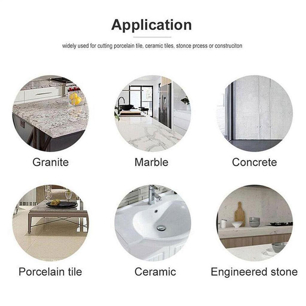 Композитное многофункциональное режущее полотно 100 мм, ультратонкое пильное полотно, керамическая плитка, стекло, режущий диск, инструмент для угловой шлифовальной машины