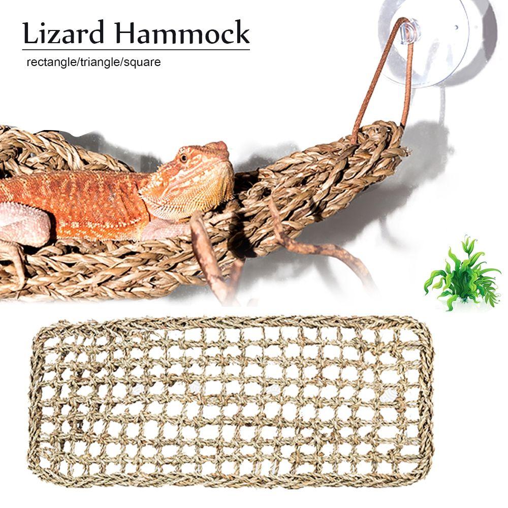 Ручная работа Натуральные спящие гекконы Товары для животных Гамак для рептилий Подвесной коврик для кровати Аксессуары