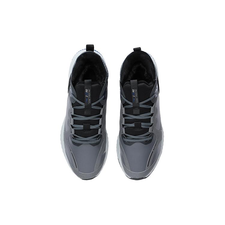 Li Ning Soft Zero WNTR Zero WNTR На флисовой подкладке Амортизация Отскок Низкие Повседневная Обувь Мужская Серая AGLR237-2