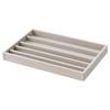 MUJI Акриловый кейс Внутренняя коробка с бархатом для x x 38373568 Разделитель, Большой, Ожерелья, Серый, Прибл.. 23,5Ш 15,5Г 2,5В,