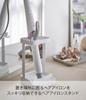 Yamazaki Jitsugyo 5062 Hair Iron Stand Tower with Heat Resistant Tray, White Approx. 10.5X10.5X16.5cm Tower Hair Iron Holder
