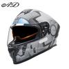 Full Face Motorcycle Helmet Men Women With Bluetooth DOT 3C Certified All-Season ABS Shell Multiple Visor Options