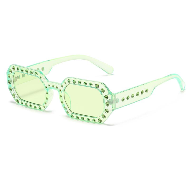 2 шт. Модные квадратные солнцезащитные очки для женщин и мужчин, толстая оправа, дизайн с двойной переносицей, очки, женские шикарные многоугольные солнцезащитные очки UV400