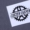 1 шт. Наклейки Bike Life для велосипеда, для рамы, верхней трубы, декоративная виниловая наклейка для шлема, для велосипеда, водонепроницаемые мотоциклетные аксессуары