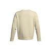 Under Armour Solid Color Training Crew Neck Long Sleeve Sweatshirt Men Sweatshirt Dusty-Pink Gray 1381688-273