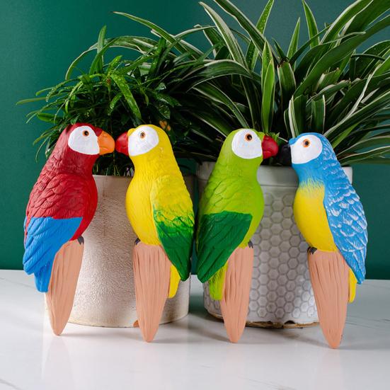 4Pcs Parrot Watering Spikes Self-Watering Planters Continuous Moisture Release System Watering Device Low-maintenance Plant Care