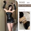 Sex underwear, sexy tube top, hip wrap temptation, hot nightclub halter, small chest, big leather skirt, passion suit