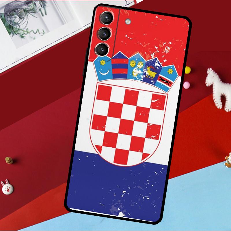 Чехол Флаг Хорватии Для Samsung Galaxy S26 S25 S24 S22 S23 Ultra Plus S20 S21 FE S9 S10 S25 FE Чехол для телефона