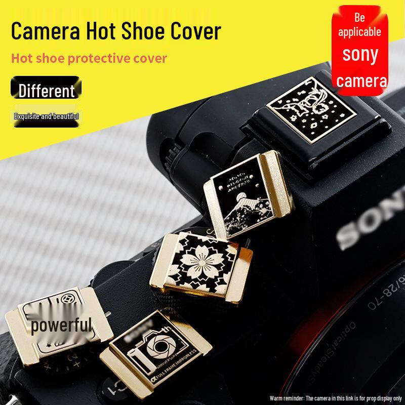 Hot Shoe Cover & Shutter Button Cap for Fujifilm XT50, X100VI, XT30 II, XM5, Nikon ZF Cameras