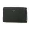Montblanc Meisterstück Solid Color Minimalist Leather Wallet Unisex wallet Black 126255