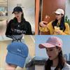 Sun Protection Baseball Cap With Wide Brim For Women And Men Cotton Embroidered Letter Design