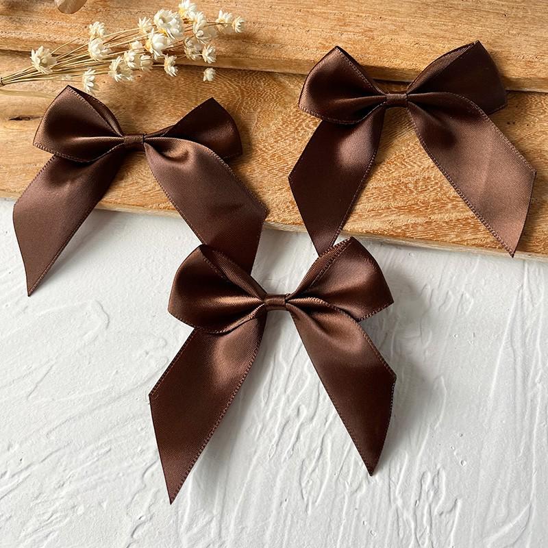 Ручной бант из ленты шириной 2,5 см для DIY одежды и аксессуаров для волос, держателей для открыток и украшений