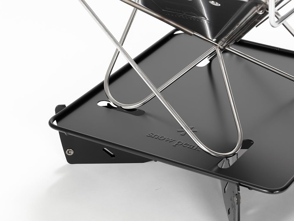 Костровище Snow Peak S с основанием Идеально для кемпинга и отдыха на природе (для 1-2 человек) ST-031BP,