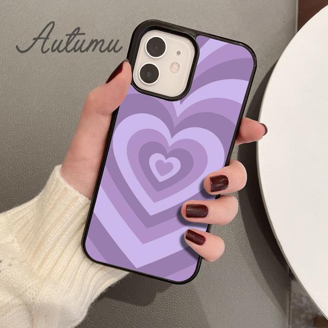 Чехол для телефона Illusion hearts для iPhone 11 12 13 14 Pro Max mini X XR XS SE 2020 5 6S 7 8 Plus Samsung Galaxy S21 S22 Cover shell