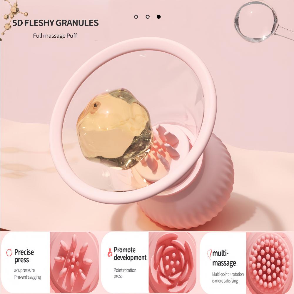 Стимулятор сосков с режимом вращения на 360 градусов, массажер для груди и точки G, взрослые секс-игрушки для женщин и пар, присоска для груди