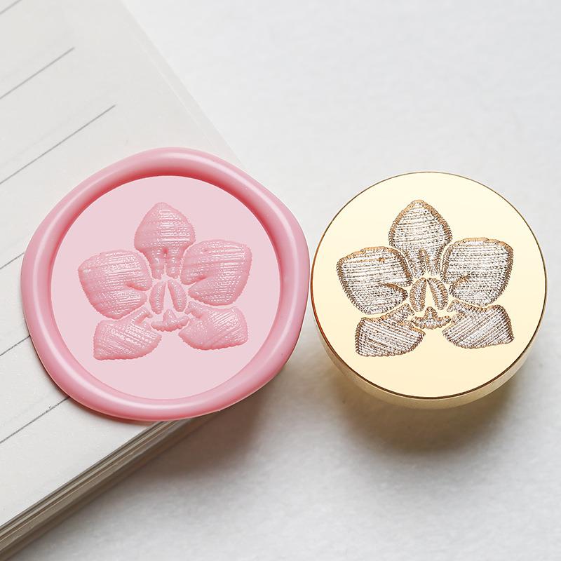 Plant Flowers Wax Seal Stamp Classic Sealing Wax Stamps Wedding Cards Decor Of Knit Rose Daisy Clover Tulips
