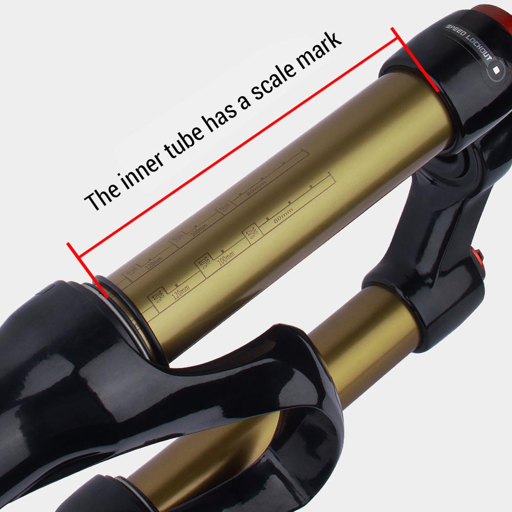 Воздушная передняя вилка для горного велосипеда Сверхлегкая 29 дюймов/27,5 дюймов/26 дюймов с дистанционным управлением из магниевого сплава