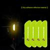 For Porsche NO10Car Door Reflective Sticker Night Light Warning Decal For Porsche Panamera Spyder Carrera Macan Cayman Cayenne 911 970 981 991