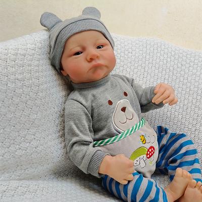 Реалистичная игрушка Reborn Baby с мягким телом Bebe, готовая кукла для новорожденных с росписью волос, детские подарочные куклы для девочек