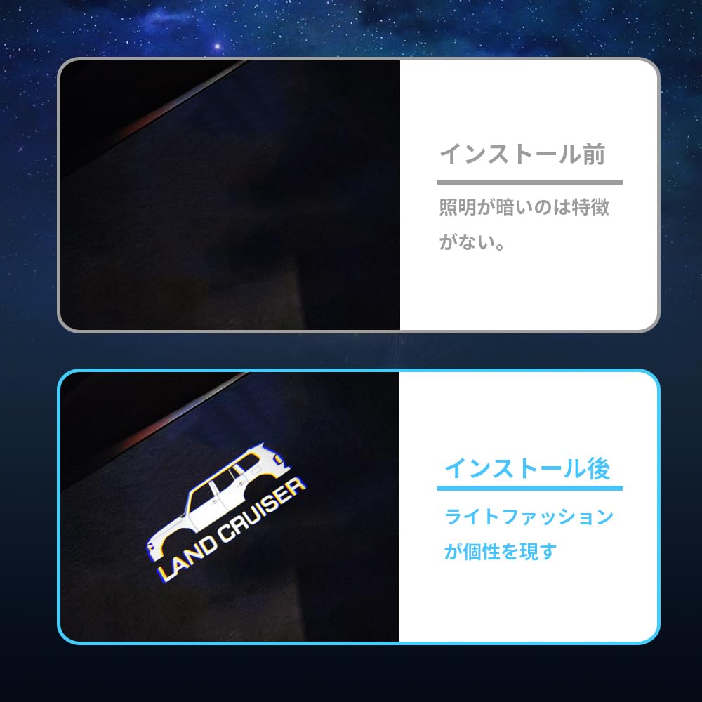 Courtesy Light Car Courtesy Lamp Toyota Land Cruiser Rank 250 Series Logo Courtesy Light