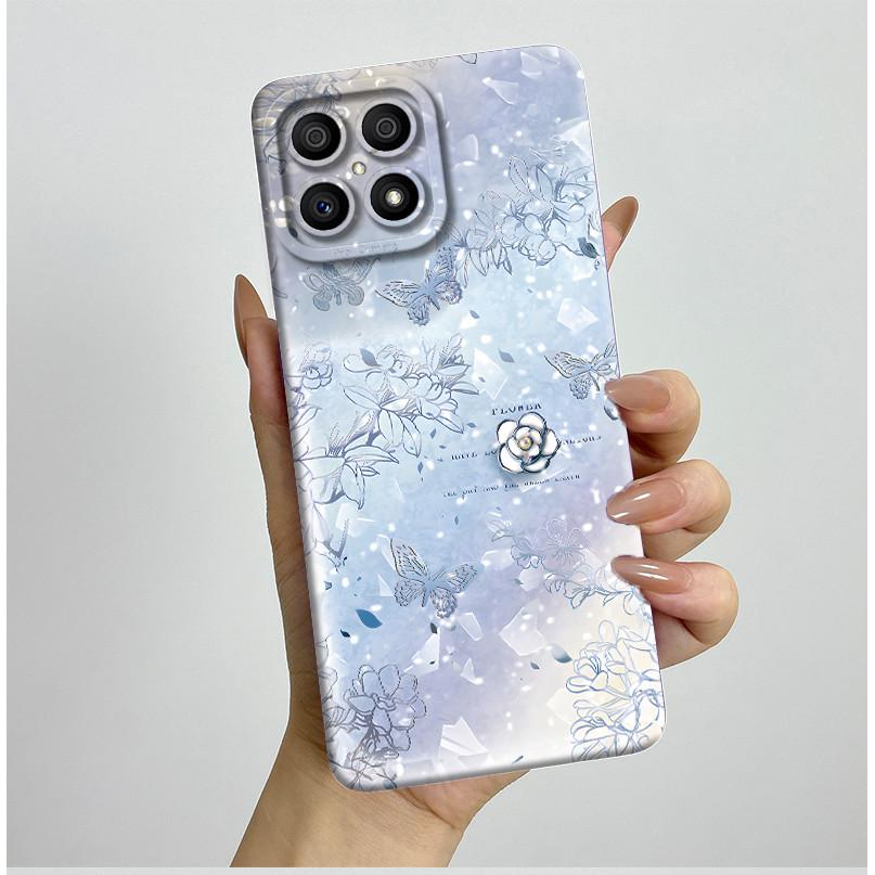 Phone Case For Honor X8 4G Case Aesthetic Luxury Protective Full Coque HonorX8 Soft Silicone Funda For Honor X 8 X8 Back Cover