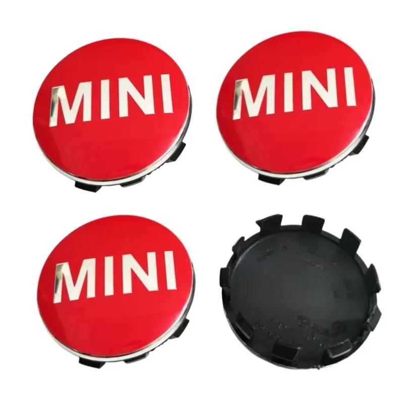 Для MINI Coopers JCW F54 F55 F56 F60 4 шт. 56 мм Стайлинг автомобиля Колпачки центральных отверстий колес Автомобильные колпаки на колеса Аксессуары для декора экстерьера mjewr55